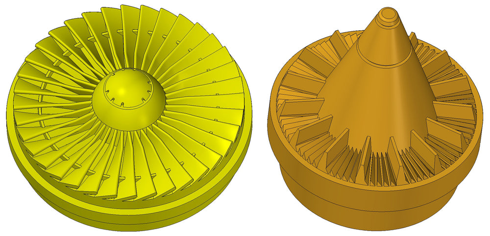 Bra.Z Models BZ4125 1:144 Boeing 757 PW2000 Engine intake and fan disk + Exhaust