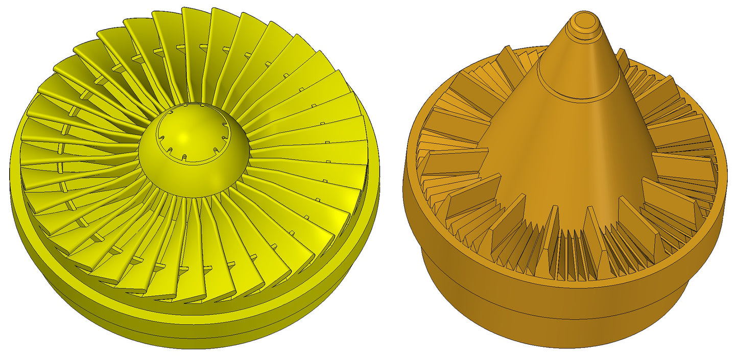 Bra.Z Models BZ4125 1:144 Boeing 757 PW2000 Engine intake and fan disk + Exhaust