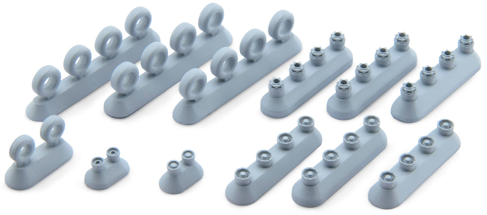 Bra.Z Models BZ4131 1:144 Boeing 777-200, 777-200ER, 777-300 Wheels weighted