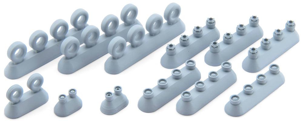 Bra.Z Models BZ4132 1:144 Boeing 777-200LR, 777-300ER Wheels Wtd