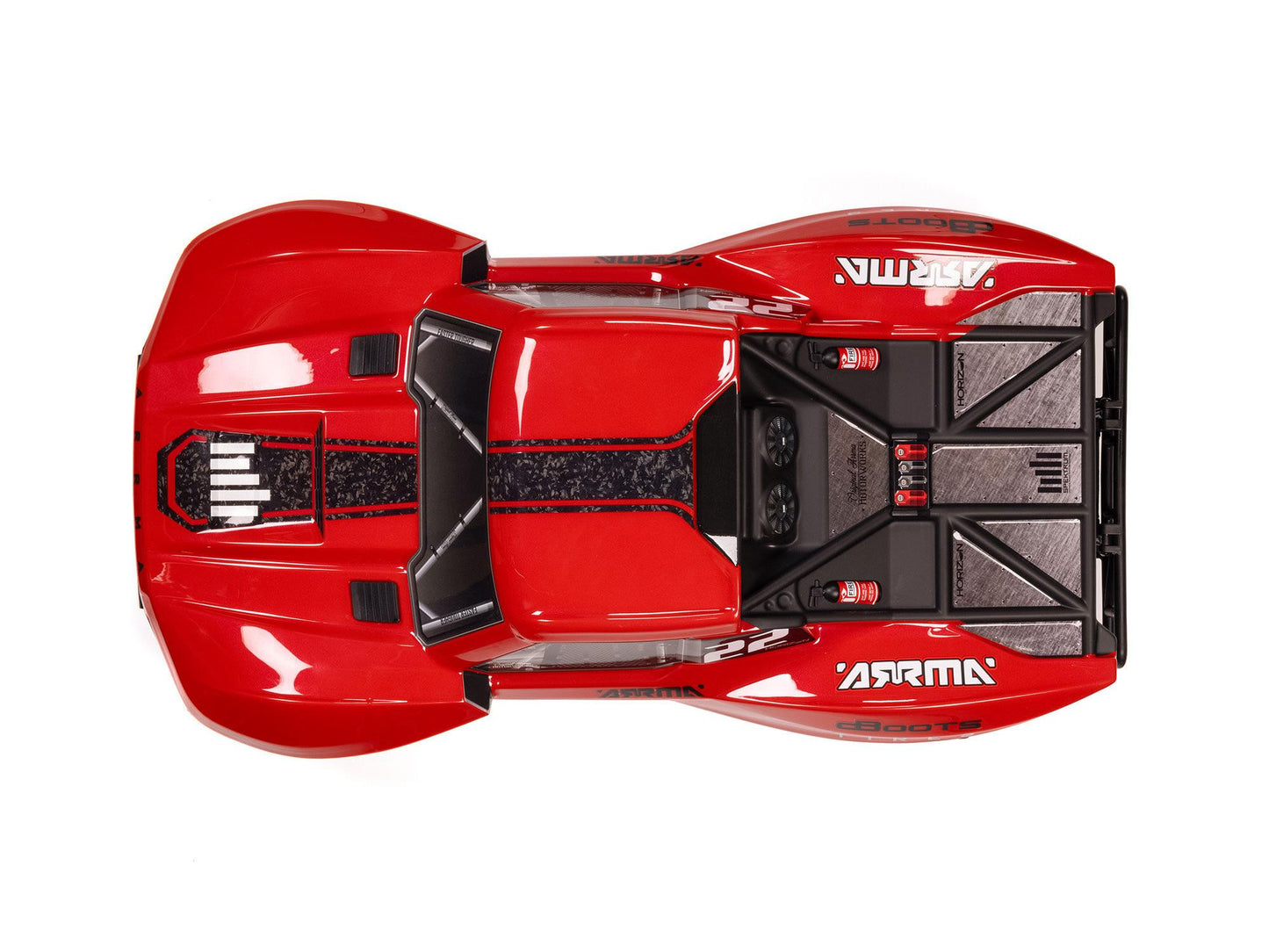Arrma FURY MEGA 550 4X2 SCT with Battery & Charger RTR RC Truck - Red 1:10