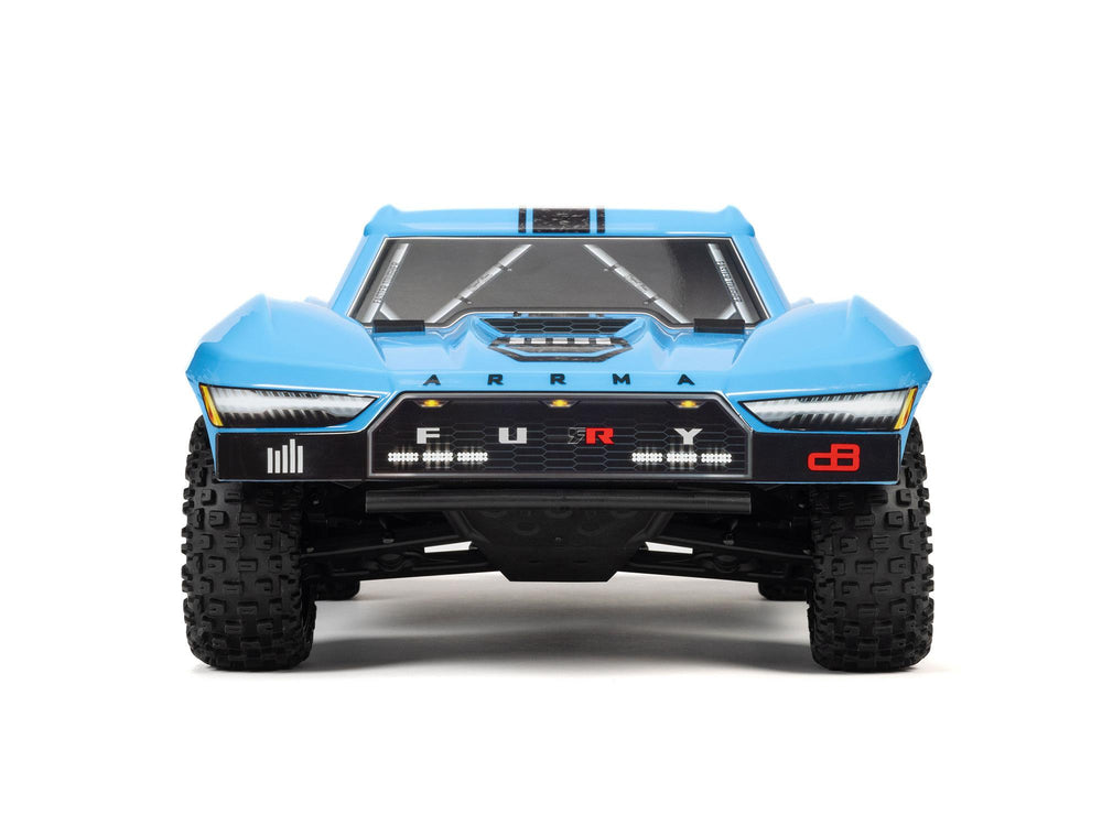 Arrma FURY MEGA 550 4X2 SCT with Battery & Charger RTR RC Truck - Blue 1:10