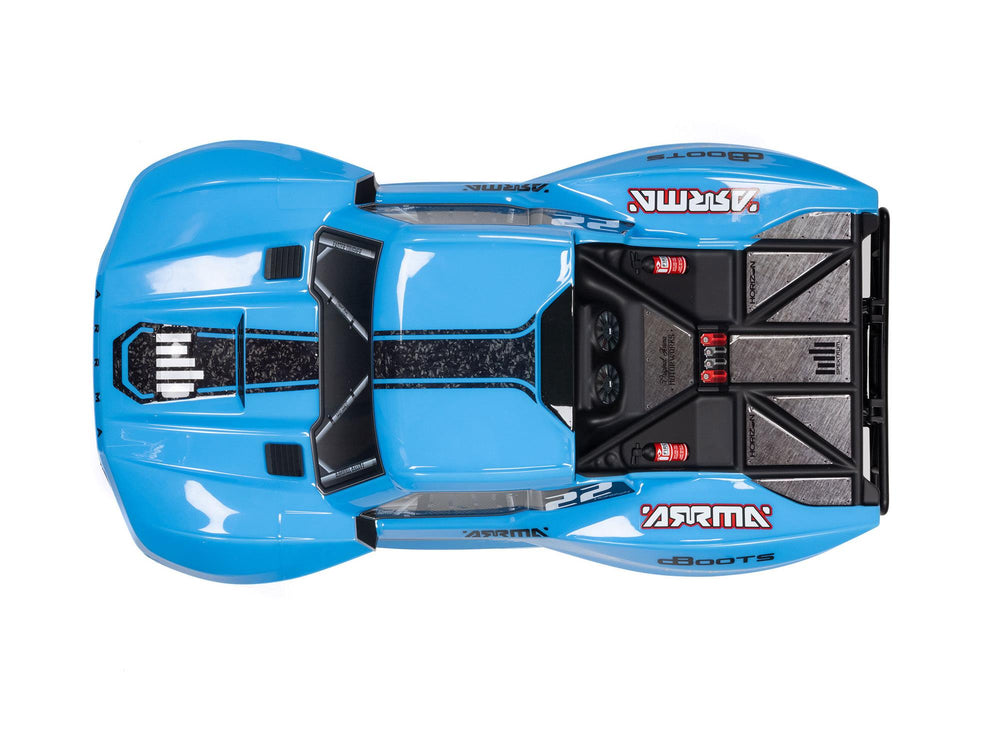 Arrma FURY MEGA 550 4X2 SCT with Battery & Charger RTR RC Truck - Blue 1:10