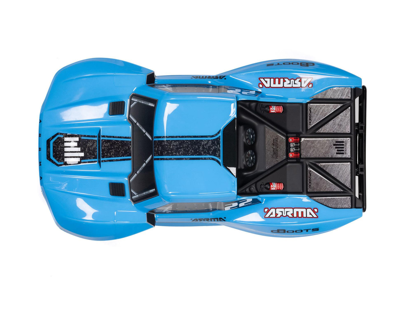 Arrma FURY MEGA 550 4X2 SCT with Battery & Charger RTR RC Truck - Blue 1:10