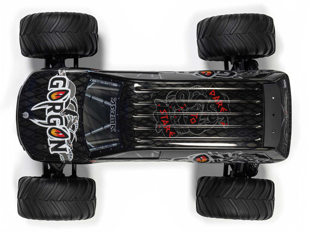 Arrma GORGON MEGA 550 2WD MT w/ Battery & Charger RTR RC Truck - Gun Metal 1:10