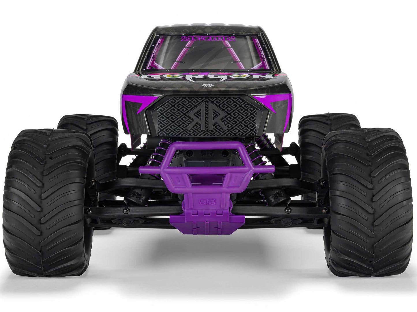 Arrma GORGON MEGA 550 2WD MT with Battery & Charger RTR RC Truck - Purple 1:10