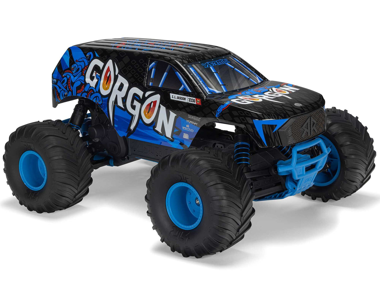 Arrma GORGON MEGA 550 2WD MT with Battery & Charger RTR RC Truck - Blue 1:10