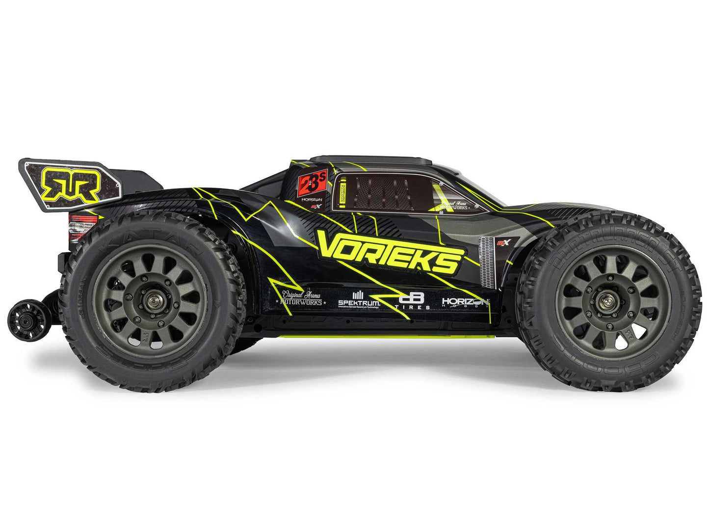 Arrma VORTEKS 223S DSC 2WD RTR Brushless RC Stadium Truck - Yellow 1:10