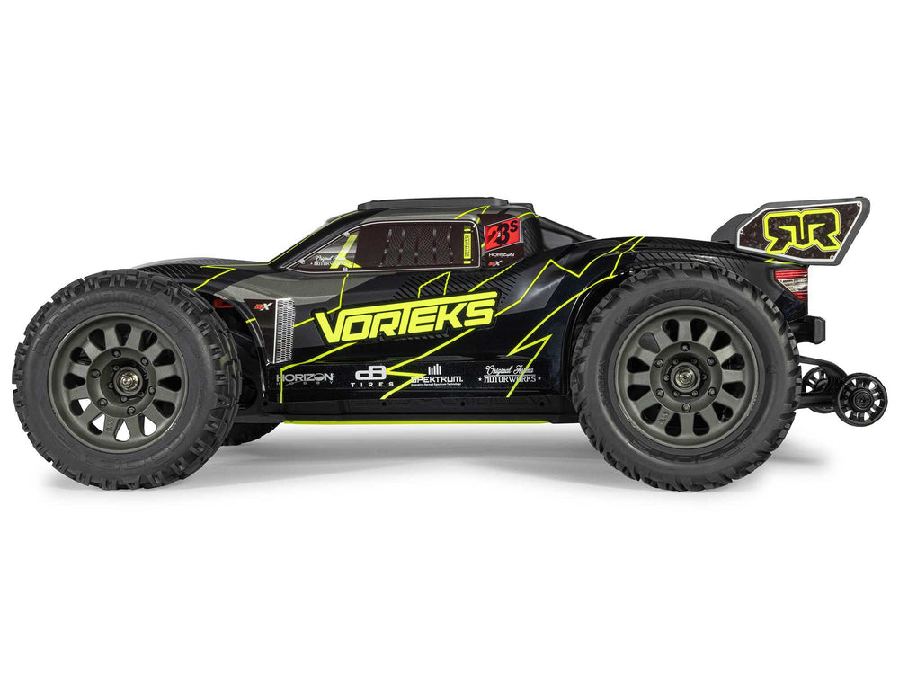Arrma VORTEKS 223S DSC 2WD RTR Brushless RC Stadium Truck - Yellow 1:10