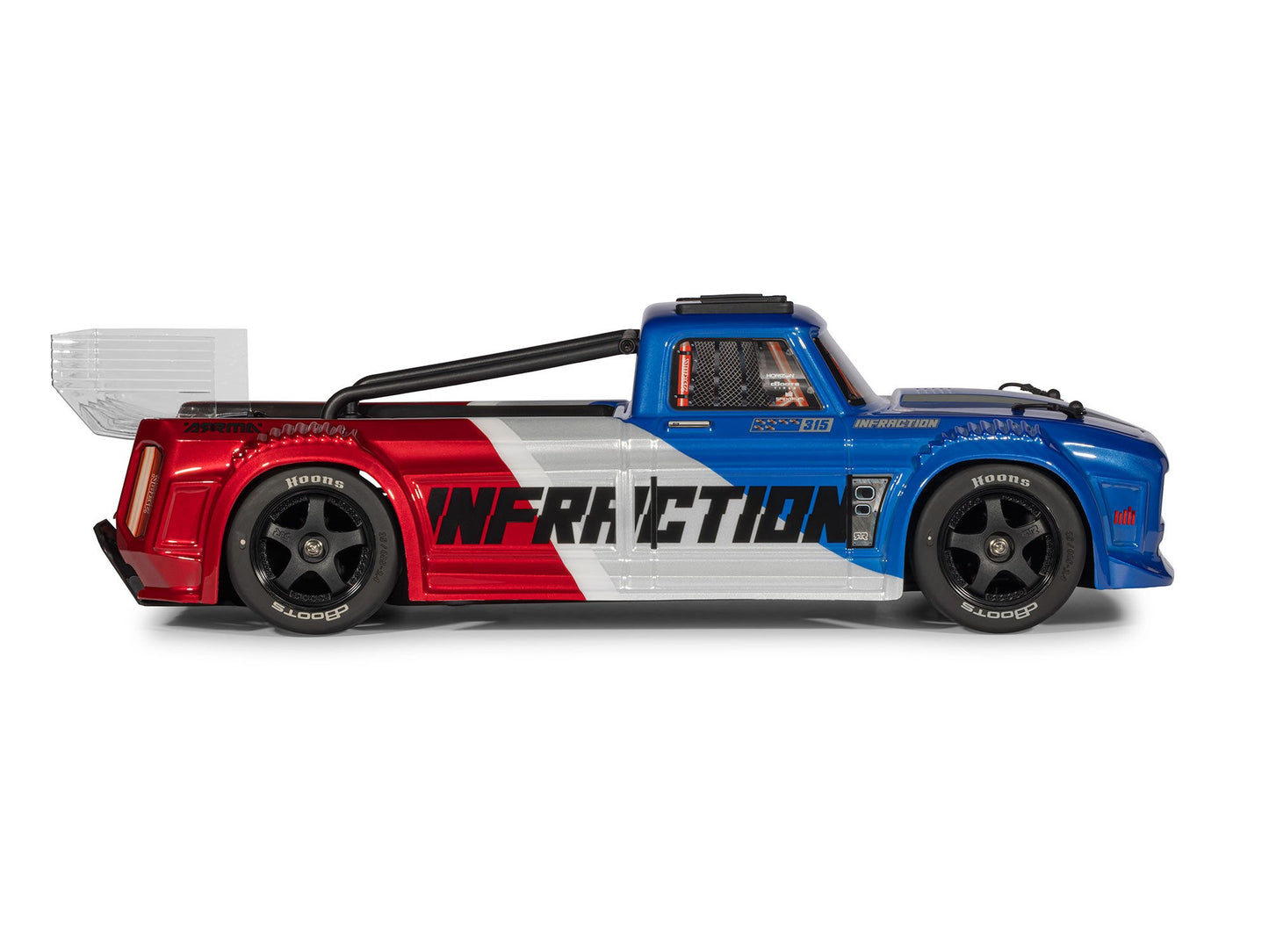 Arrma Infraction 223S DSC 4X4 3S RTR Street Bash 1:8 RC Car - Blue/Red 4315V4T1