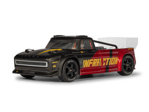 Arrma Infraction 223S DSC 4X4 3S RTR Street Bash 1:8 RC Car - Red/Black 4315V4T2