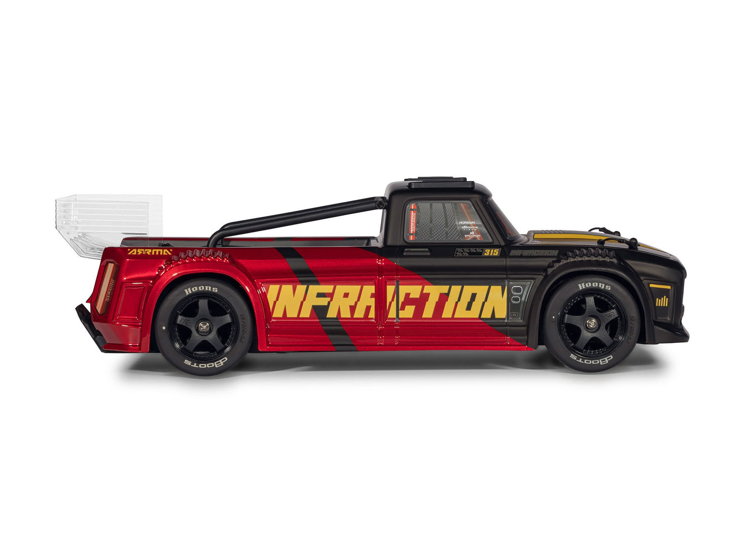 Arrma Infraction 223S DSC 4X4 3S RTR Street Bash 1:8 RC Car - Red/Black 4315V4T2
