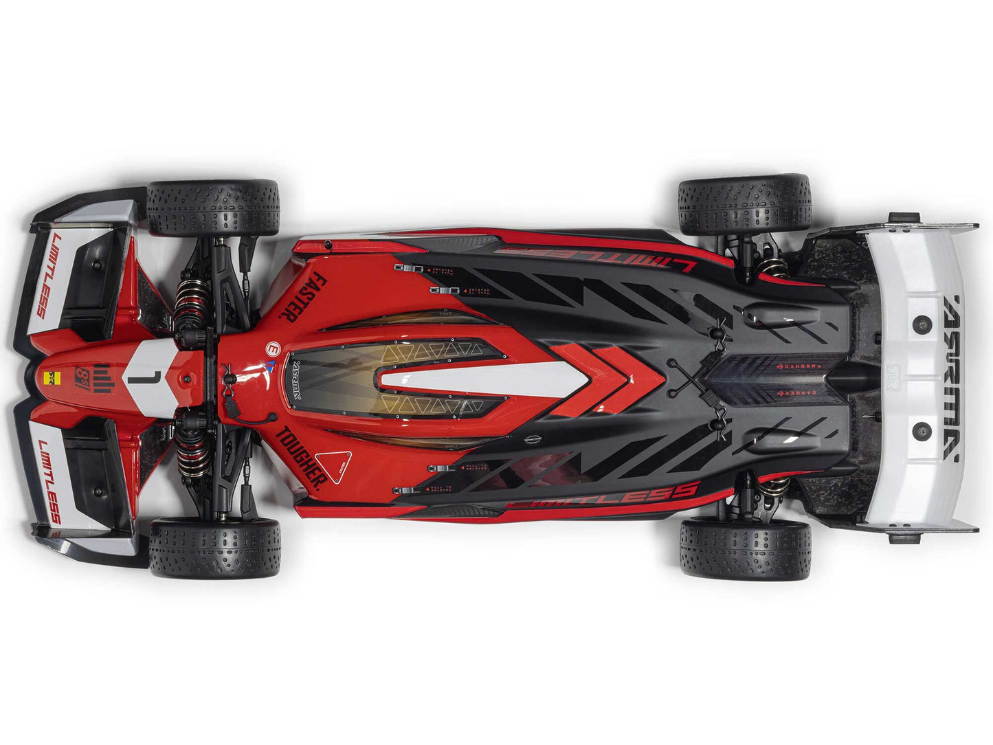 Arrma LIMITLESS 120 8S AVC 4X4 RTR RC Street Speed - Red/Black 1:7 ARA7816T1