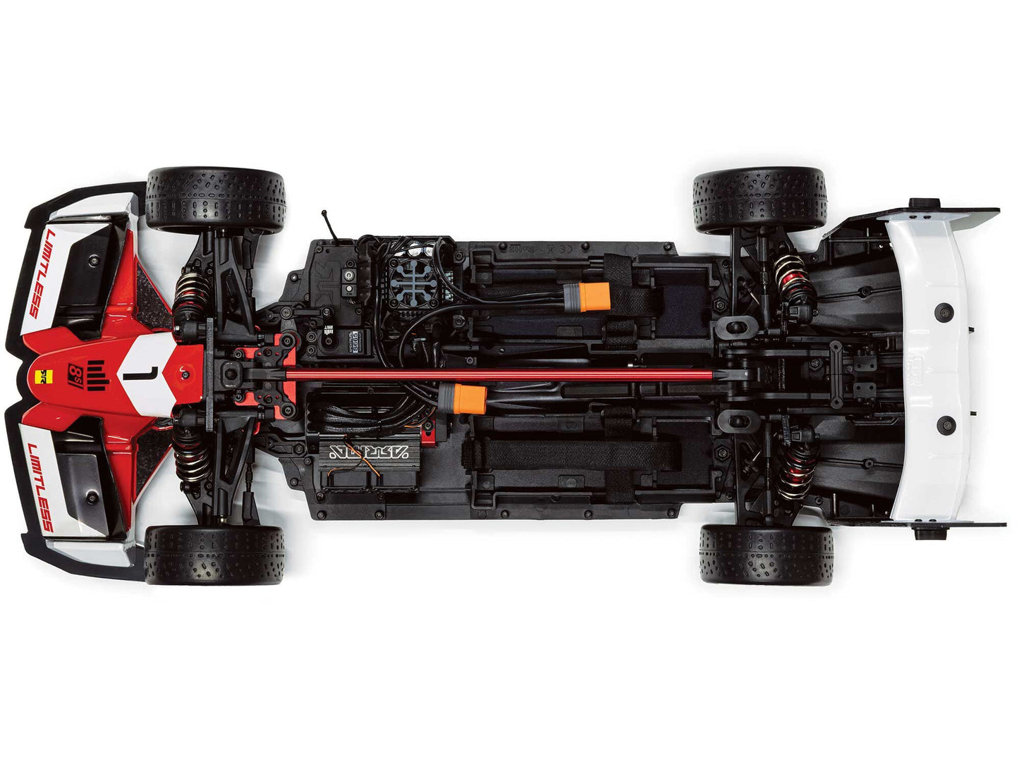 Arrma LIMITLESS 120 8S AVC 4X4 RTR RC Street Speed - Red/Black 1:7 ARA7816T1