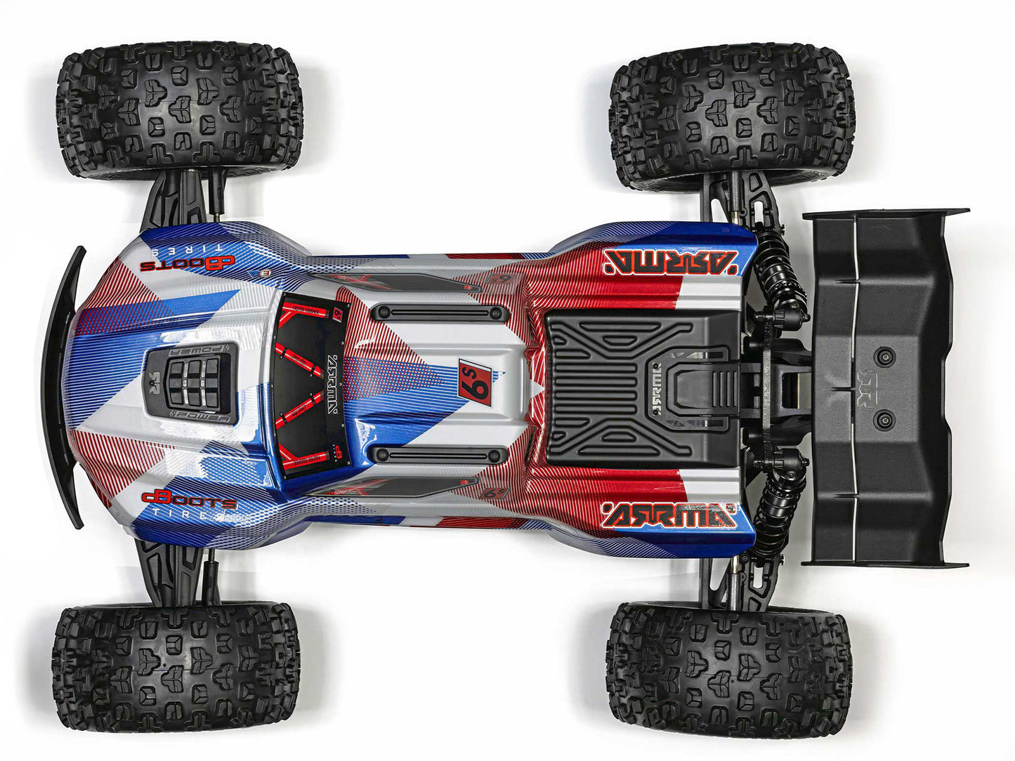 Arrma Kraton 6S 4X4 BLX Speed Monster Truck RTR 1:8 RC - Blue/Red