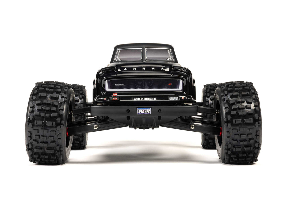 Arrma NOTORIOUS 6S V6 4X4 BLX RC Stunt Truck RTR - Black 1:8 ARA8611V6T1