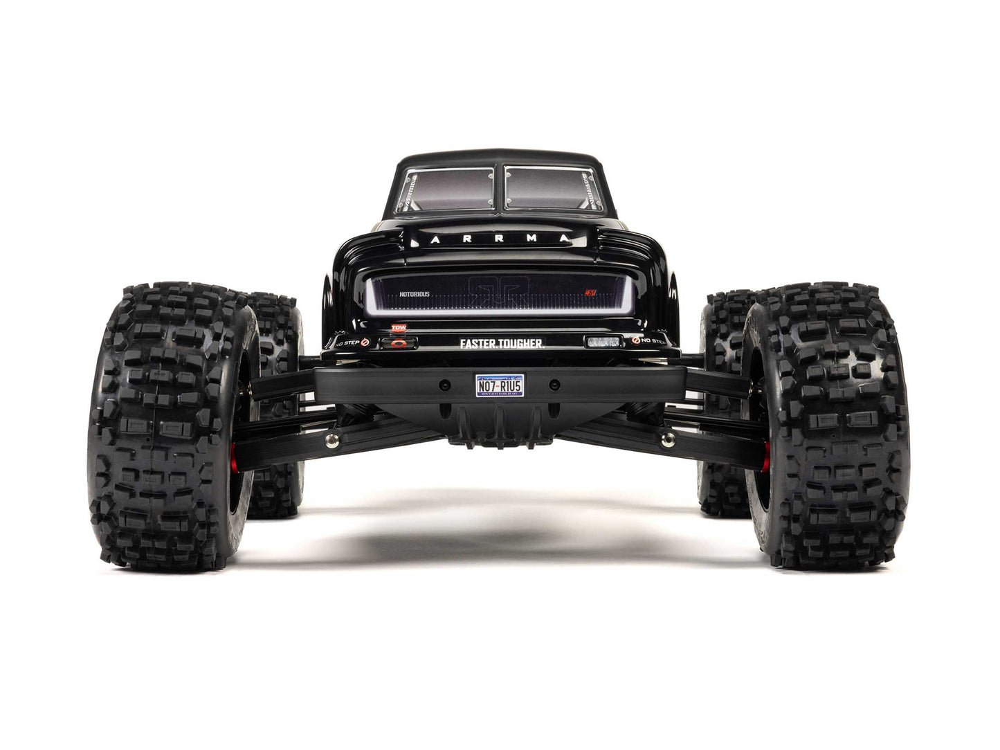 Arrma NOTORIOUS 6S V6 4X4 BLX RC Stunt Truck RTR - Black 1:8 ARA8611V6T1
