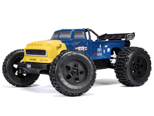Arrma NOTORIOUS 6S V6 4X4 BLX RC Stunt Truck RTR - Blue 1:8 ARA8611V6T2