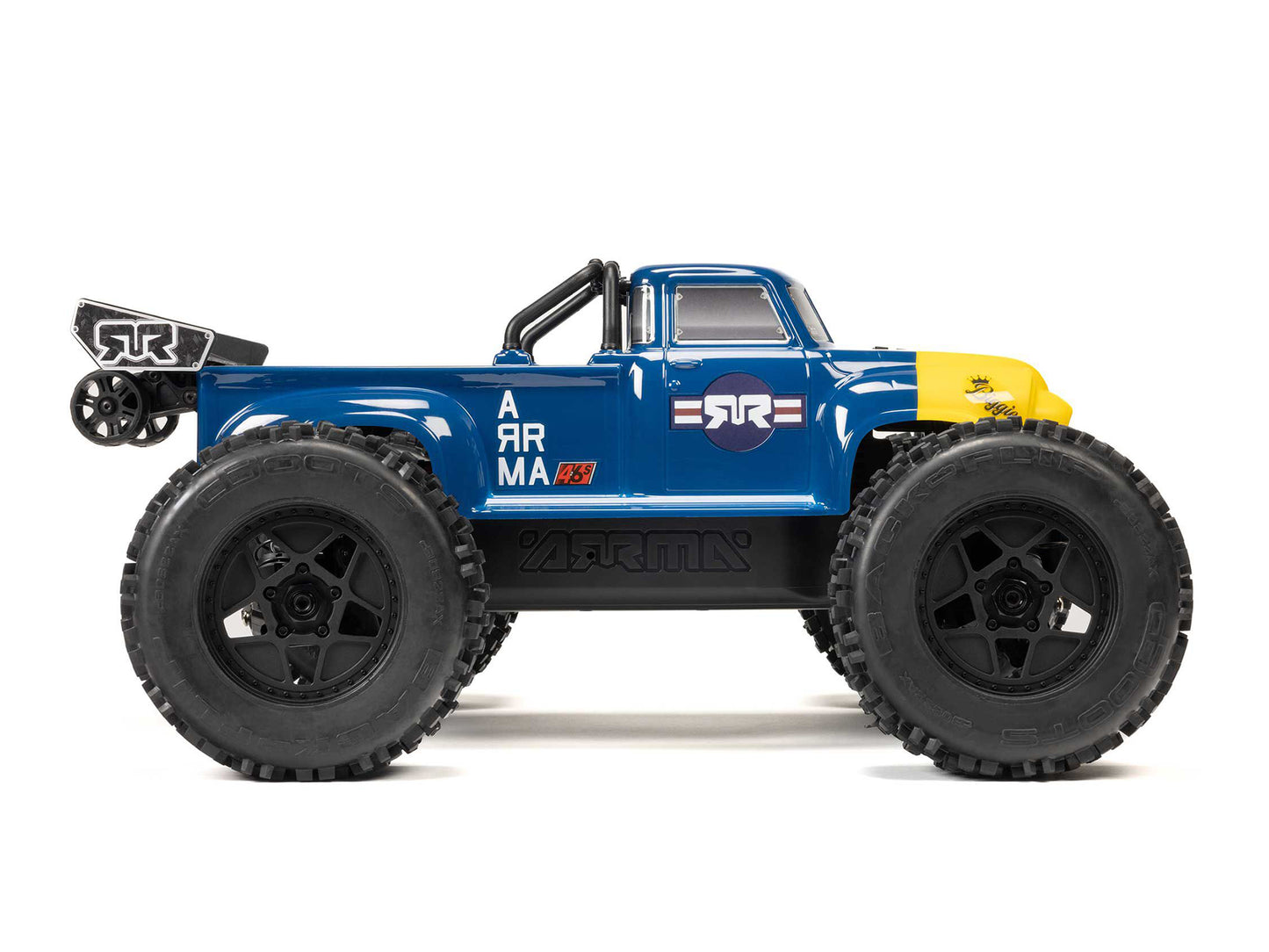 Arrma NOTORIOUS 6S V6 4X4 BLX RC Stunt Truck RTR - Blue 1:8 ARA8611V6T2