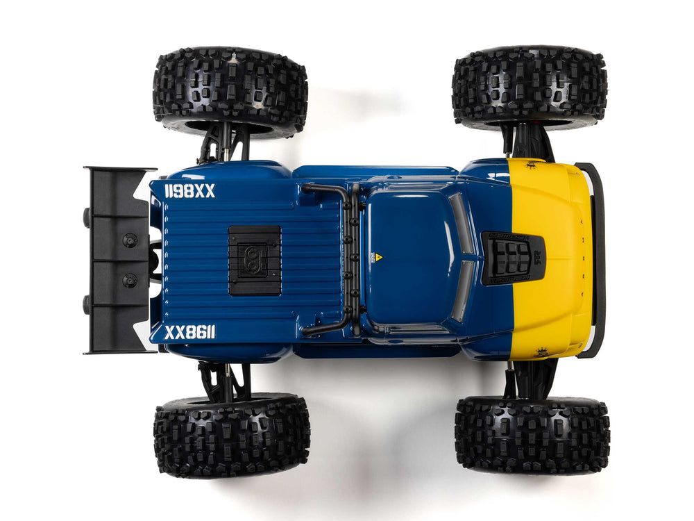 Arrma NOTORIOUS 6S V6 4X4 BLX RC Stunt Truck RTR - Blue 1:8 ARA8611V6T2