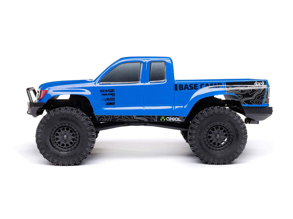 Axial SCX24 Base Camp 4WD RC Rock Crawler RTR - Blue 1:24 AXI-1219T2