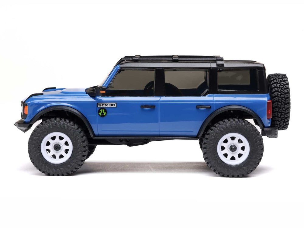 Axial SCX30 Ford Bronco 4x4 RTR RC 1:30 Rock Crawler - Blue