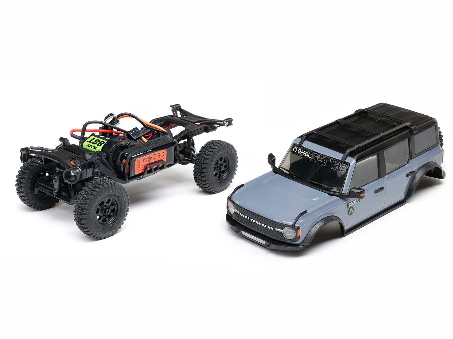 Axial SCX30 Ford Bronco 4x4 RTR RC 1:30 Rock Crawler - Blue
