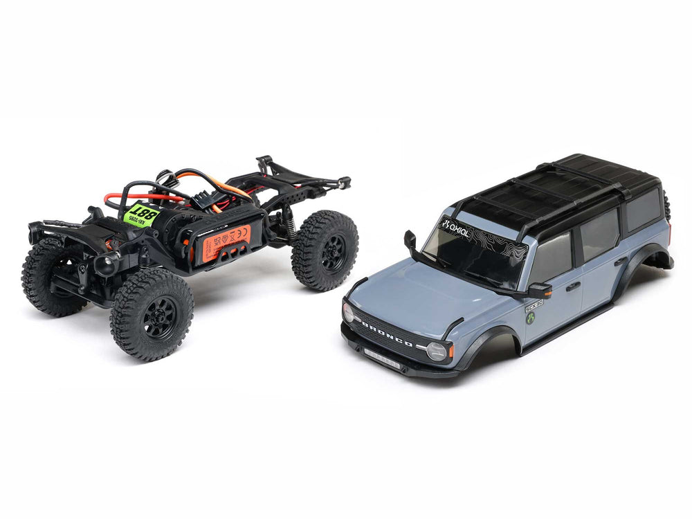Axial SCX30 Ford Bronco 4x4 RTR RC 1:30 Rock Crawler - Grey