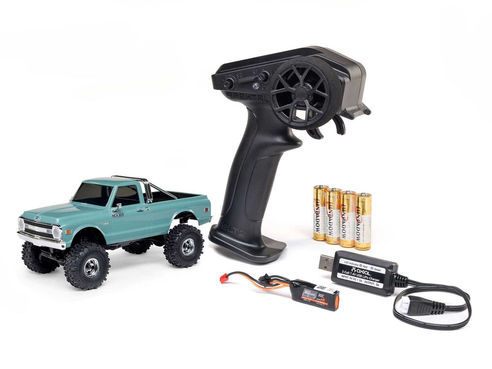 Axial SCX30 Chevrolet K10 4x4 RTR RC 1:30 Rock Crawler - Green