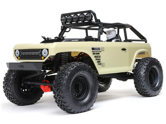 Axial 1:10 SCX10 II Deadbolt 4WD Brushed RTR, Tan AXI03025T2