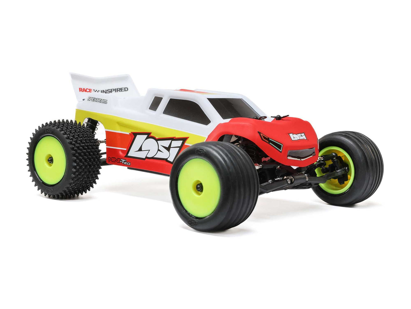 Losi Mini-T 2.0 V2 2WD RC Stadium Truck Brushless RTR - Red 1:18 LOS-1056T1