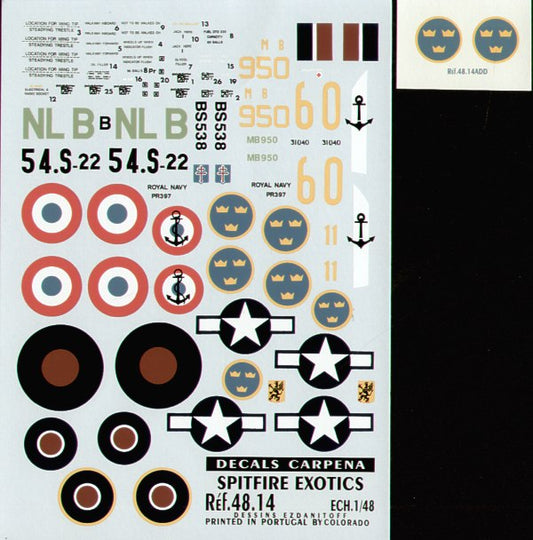Colorado CA48014 1:48 Exotic Supermarine Spitfire