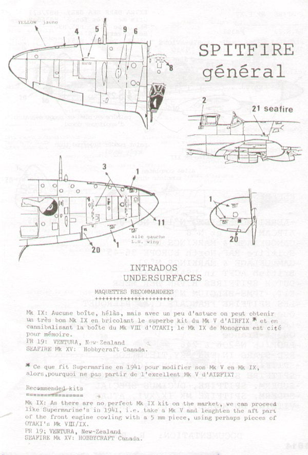 Colorado CA48014 1:48 Exotic Supermarine Spitfire
