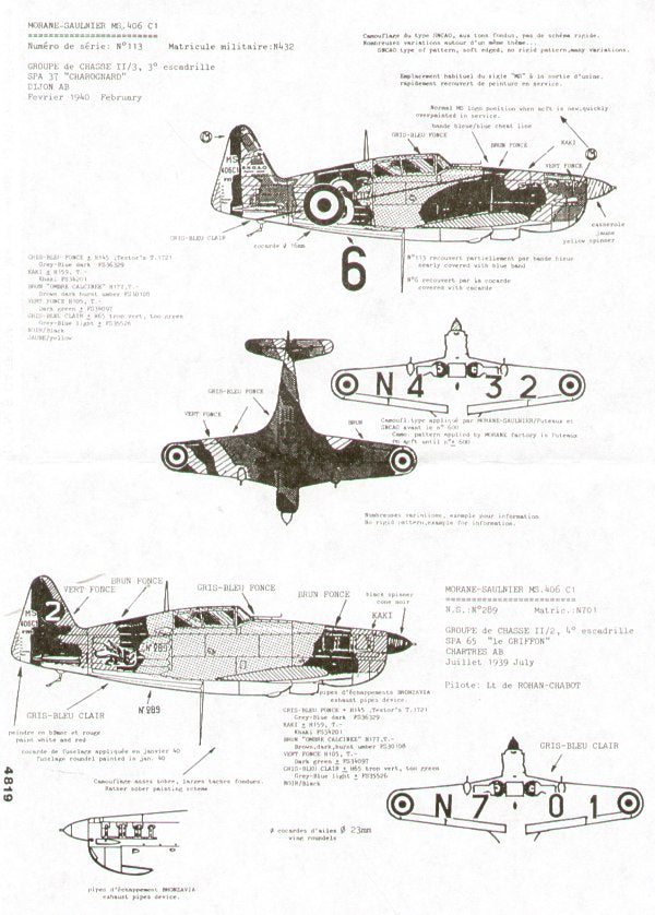 Colorado CA48019 1:48 Morane-Saulnier MS.406C1 Part 1.