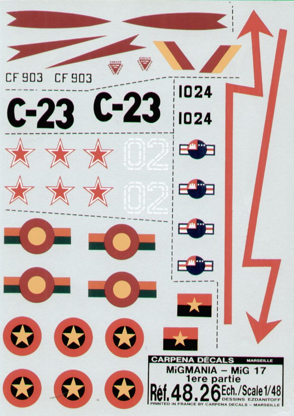 Colorado CA48026 1:48 Mikoyan MiG-17