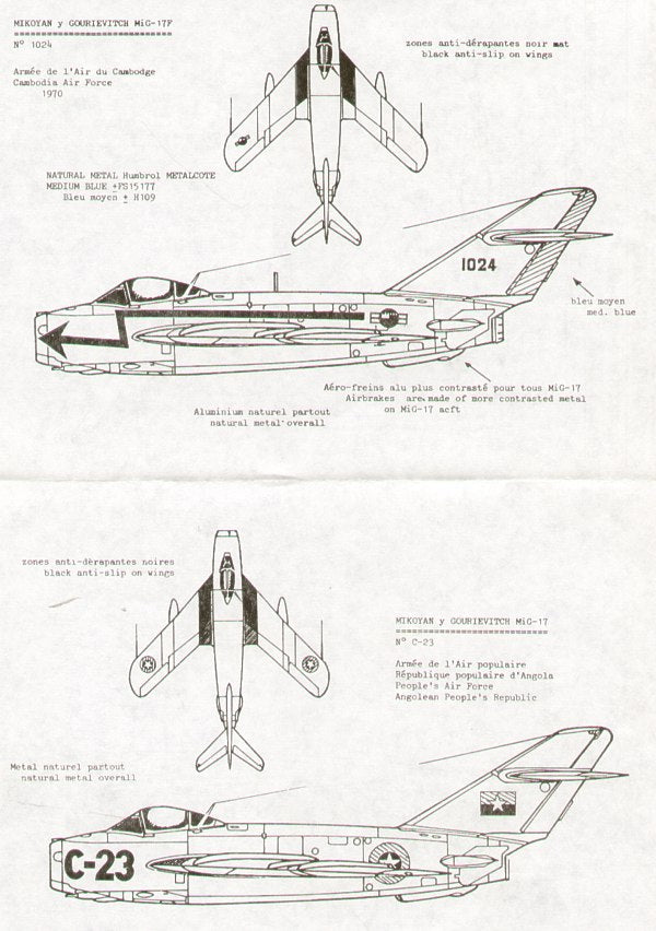Colorado CA48026 1:48 Mikoyan MiG-17