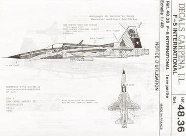 Colorado CA48036 1:48 Northrop F-5B/F-5E/F-5F