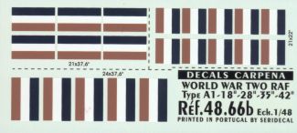 Colorado CA48066 1:48 RAF Type A1 Roundels/National Insignia