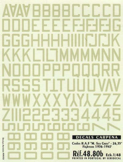 Colorado CA48080 1:48 CODES RAF "Med