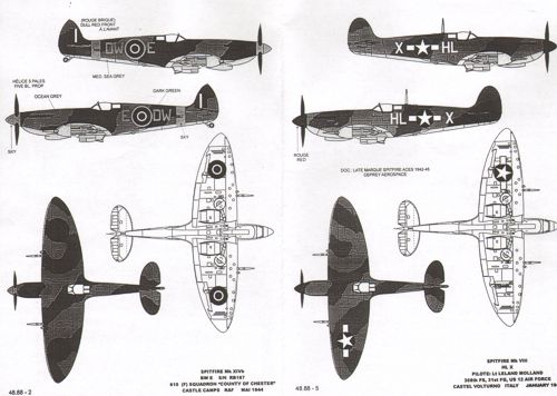 Colorado CA48088 1:48 International Supermarine Spitfire Part 7.