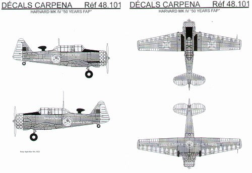 Colorado CA48101 1:48 North-American Harvard Mk.IV
