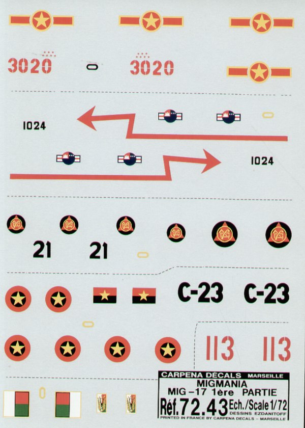 Colorado CA72043 1:72 Mikoyan MiG-17F Pt 1