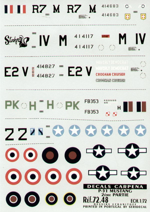Colorado CA72048 1:72 North-American P-51C/P-51D Mustang