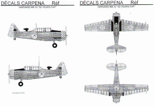 Colorado CA72102 1:72 North-American Harvard Mk.IV