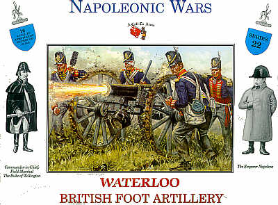 A Call To Arms CALL3222 1:32 British Foot Artillery Waterloo 16 figures