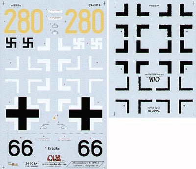 CAM CAM24001 1:24 Messerschmitt Bf-109G-6