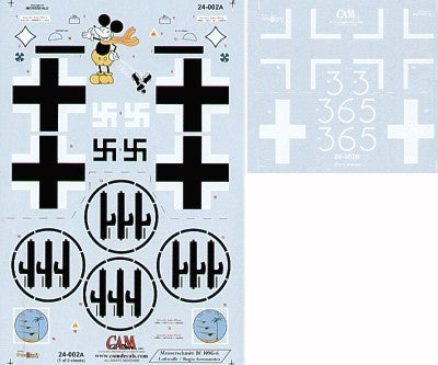 CAM CAM24002 1:24 Messerschmitt Bf-109G-6