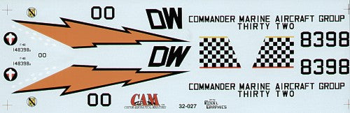 Cam Decals CAM32027 1:32 McDonnell F-4B Phantom VMFA-321 Decals