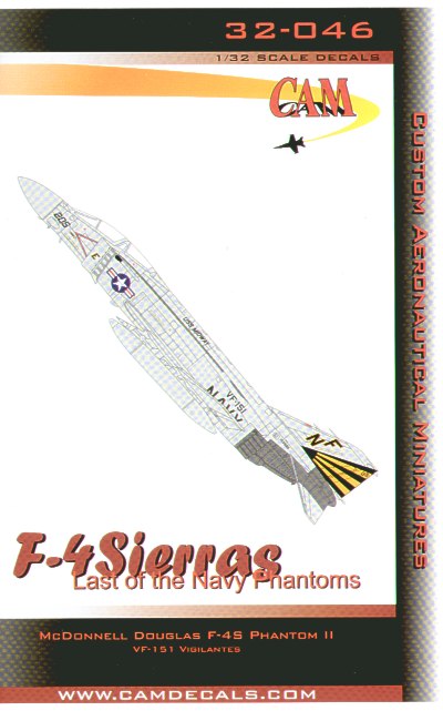 Cam Decals CAM32046 1:32 McDonnell F-4S Phantom