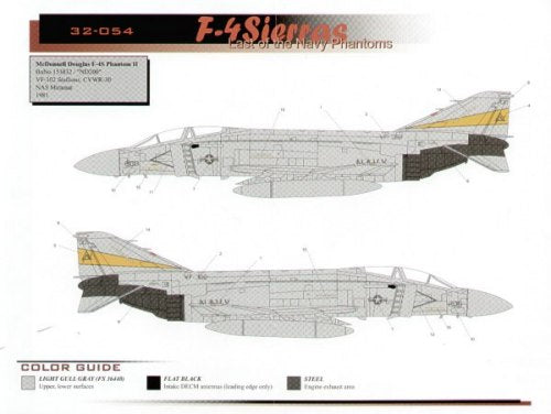Cam Decals CAM32054 1:32 McDonnell F-4S Phantoms